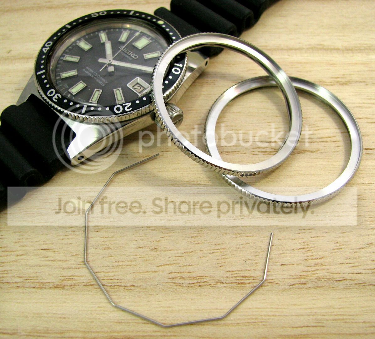 seiko mini turtle bezel insert